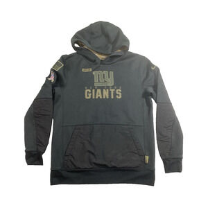 Black Nike NFL NY Giants Hoodie Sweatshirt Football Sports Youth L